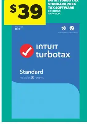 Real Canadian Superstore INTUIT TURBO TAX STANDARD 2024 TAX SOFTWARE offer