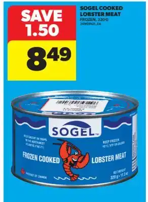 Real Canadian Superstore SOGEL COOKED LOBSTER MEAT, 320 G offer