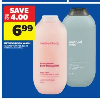 Real Canadian Superstore METHOD BODY WASH, 532 ML offer