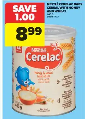 Real Canadian Superstore NESTLÉ CERELAC BABY CEREAL WITH HONEY AND WHEAT, 400 G offer