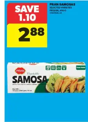 Real Canadian Superstore PRAN SAMOSAS, 400 G offer