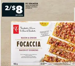 Real Canadian Superstore PC FOCACCIA, 415/455 G offer