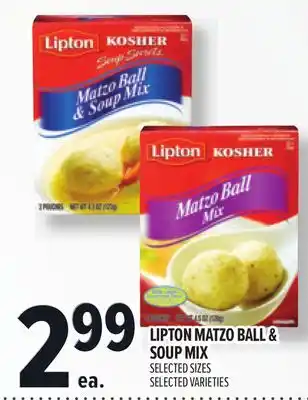 Metro LIPTON MATZO BALL & SOUP MIX offer