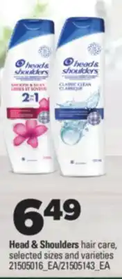 Real Canadian Superstore HEAD & SHOULDERS HAIR CARE offer