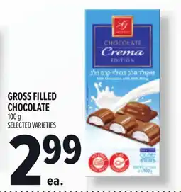 Metro GROSS FILLED CHOCOLATE offer