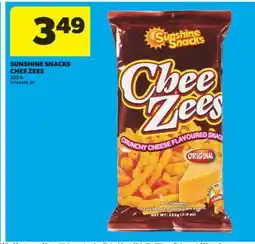 Real Canadian Superstore SUNSHINE SNACKS CHEE ZEES, 225 G offer