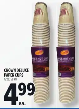 Metro CROWN DELUXE PAPER CUPS offer