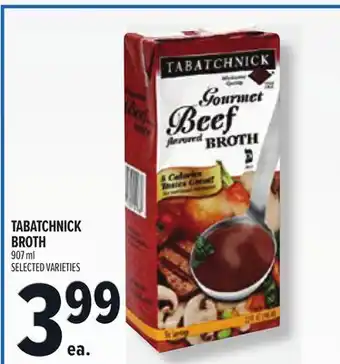 Metro TABATCHNICK BROTH offer