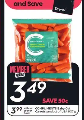 Sobeys COMPLIMENTS Baby-Cut Carrots offer