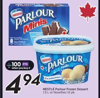 Sobeys NESTLÉ Parlour Frozen Dessert offer