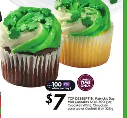 Sobeys St. Patrick's Day Mini Cupcakes offer