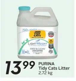 Sobeys PURINA Tidy Cats Litter offer