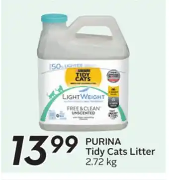 Sobeys PURINA Tidy Cats Litter offer