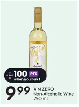 Sobeys VIN ZERO Non-Alcoholic Wine offer