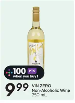 Sobeys VIN ZERO Non-Alcoholic Wine offer