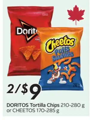 Sobeys DORITOS Tortilla Chips offer