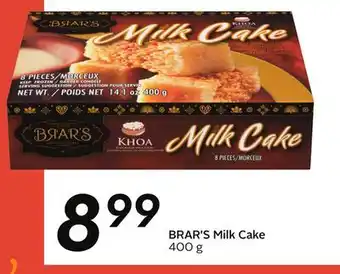 Sobeys BRAR'S Milk Cake offer