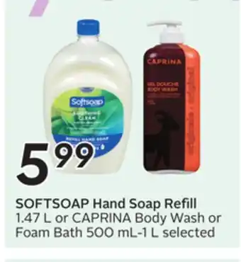 Sobeys SOFTSOAP Hand Soap Refill offer