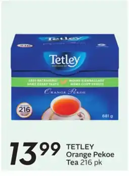 Sobeys TETLEY Orange Pekoe Tea offer