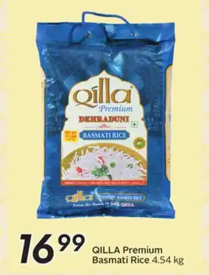 Sobeys QILLA Premium Basmati Rice offer