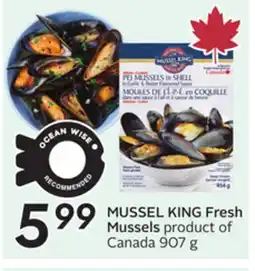 Sobeys MUSSEL KING Fresh Mussels offer