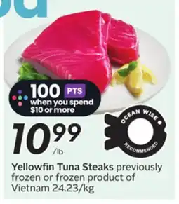 Sobeys Yellowfin Tuna Steaks offer