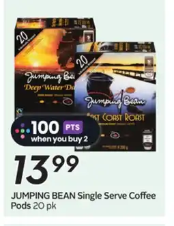 Sobeys JUMPING BEAN Single Serve Coffee Pods offer