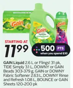 Sobeys GAIN Liquid offer