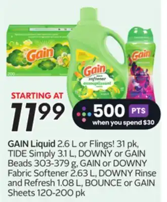 Sobeys GAIN Liquid offer