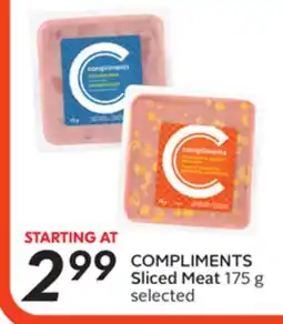 Sobeys COMPLIMENTS Sliced Meat offer