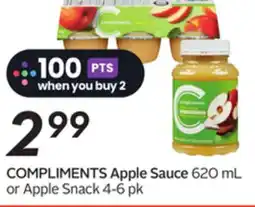 Sobeys COMPLIMENTS Apple Sauce offer