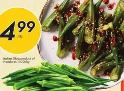 Sobeys Indian Okra offer