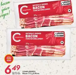 Sobeys COMPLIMENTS Bacon offer