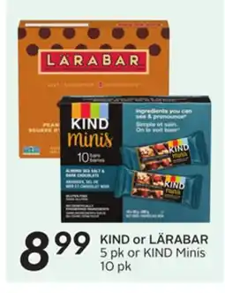 Sobeys KIND or LÄRABAR offer