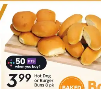 Sobeys Hot Dog or Burger Buns offer