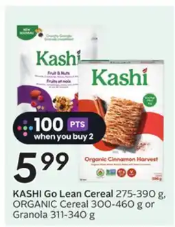 Sobeys KASHI Go Lean Cereal offer