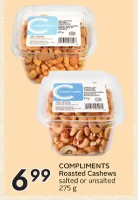 Sobeys COMPLIMENTS Roasted Cashews offer