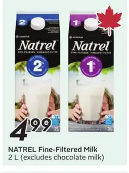 Sobeys NATREL Fine-Filtered Milk offer