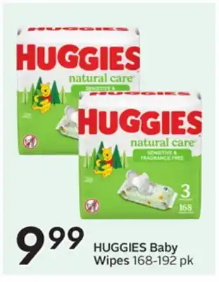 Sobeys HUGGIES Baby Wipes offer