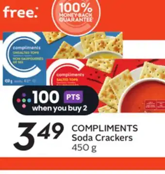 Sobeys COMPLIMENTS Soda Crackers offer