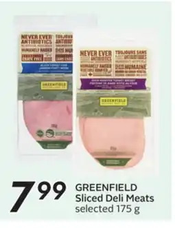 Sobeys GREENFIELD Sliced Deli Meats offer