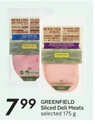 Sobeys GREENFIELD Sliced Deli Meats offer