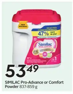 Sobeys SIMILAC Pro-Advance or Comfort Powder offer