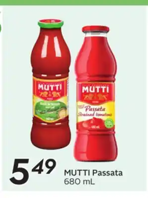 Sobeys MUTTI Passata offer