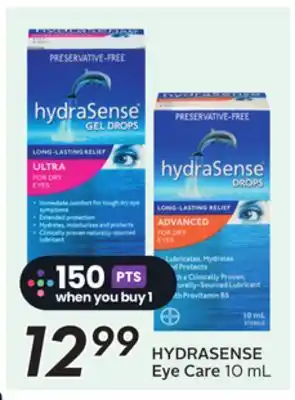 Sobeys HYDRASENSE Eye Care offer