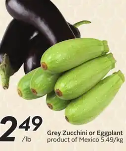 Sobeys Grey Zucchini or Eggplant offer