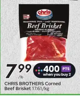 Sobeys CHRIS BROTHERS Corned Beef Brisket offer