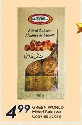 Sobeys GREEN WORLD Mixed Baklawa Cookies offer