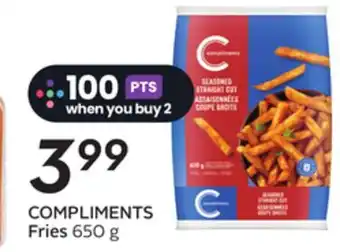 Sobeys COMPLIMENTS Fries offer