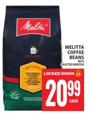 Food Basics MELITTA COFFEE BEANS offer